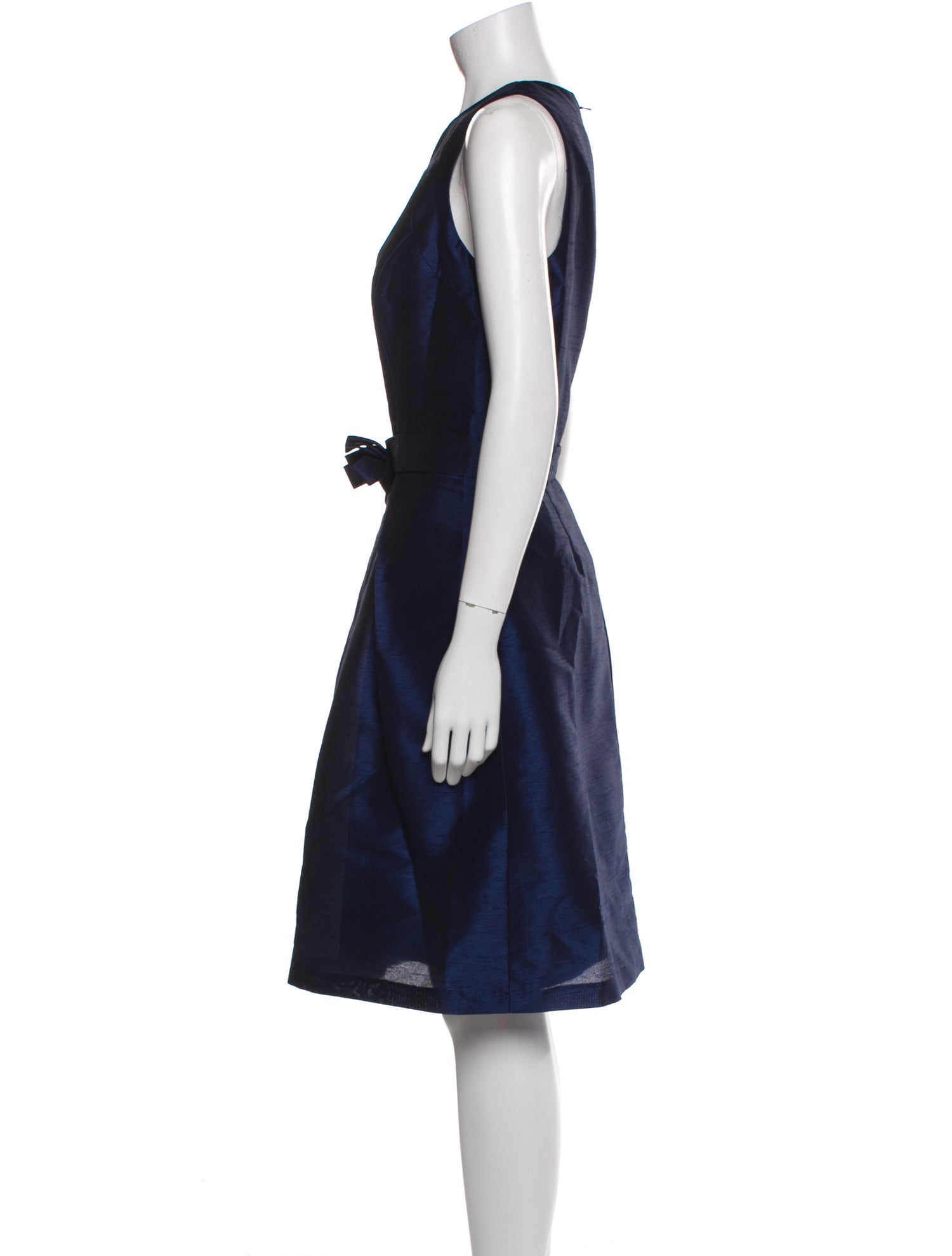 Alfred Sung Crew Neck Knee-Length Dress