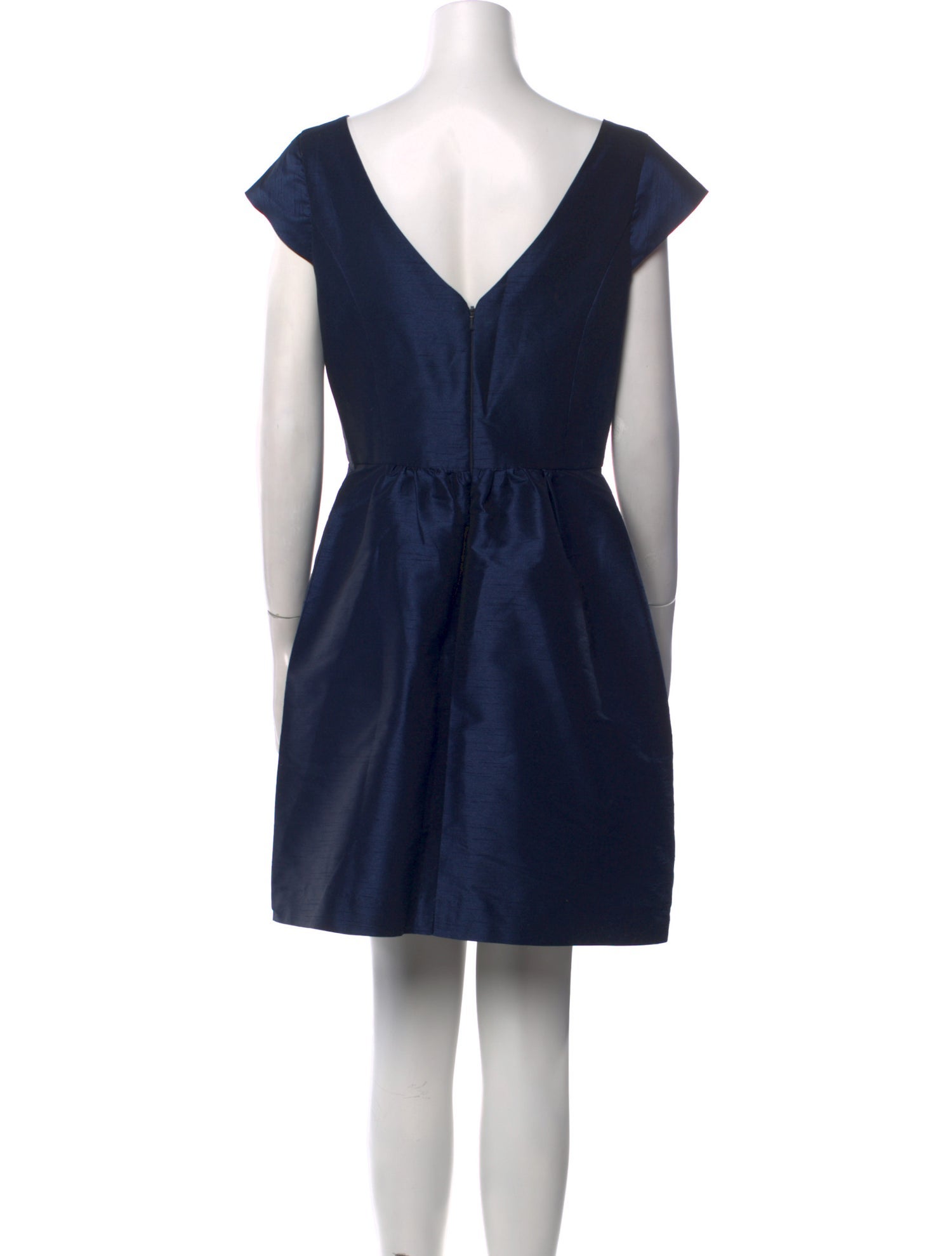 Alfred Sung Bateau Neckline Mini Dress - Blue Dresses, Clothing -  ASLUF21090 | The RealReal