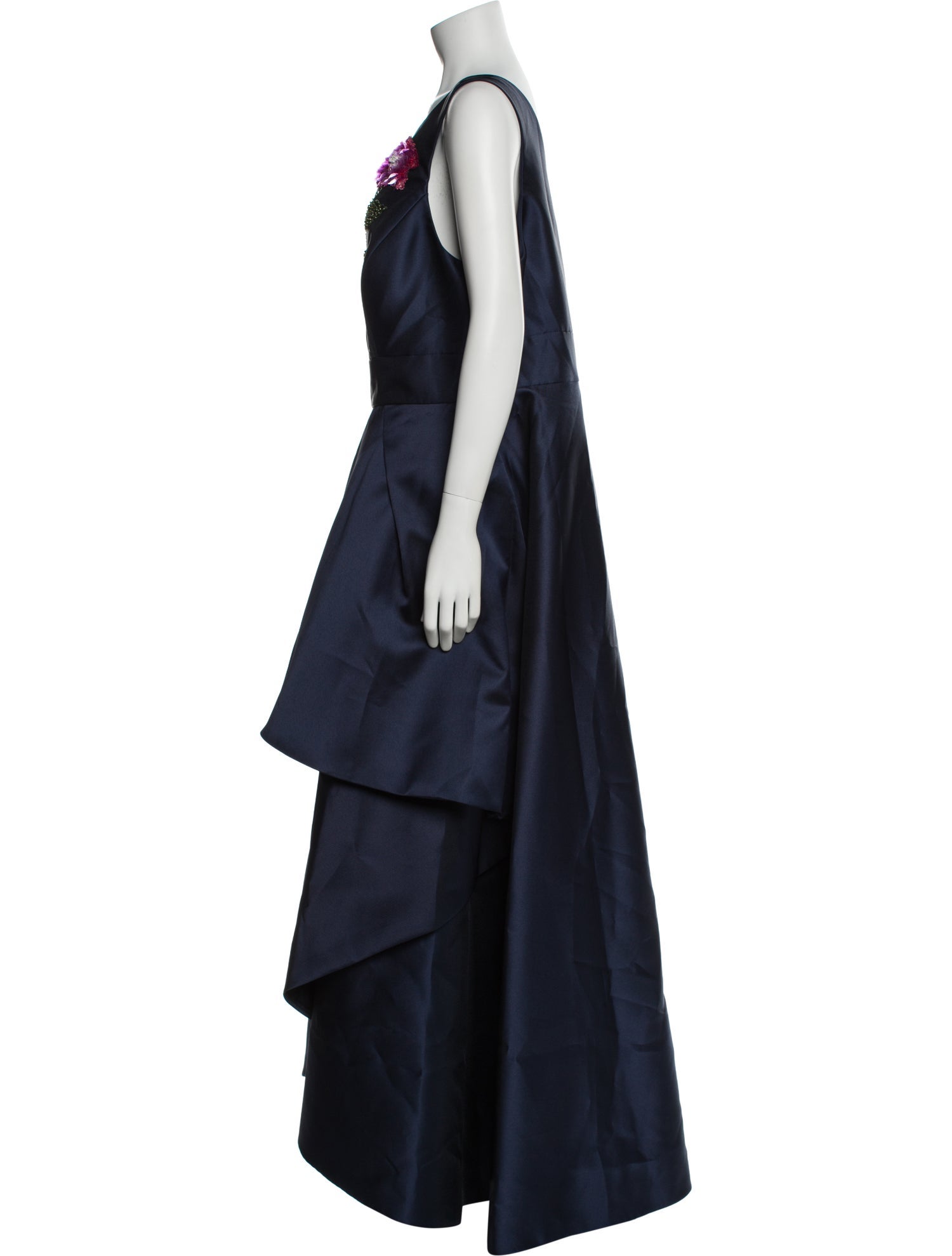 Alfred Sung Scoop Neck Long Dress