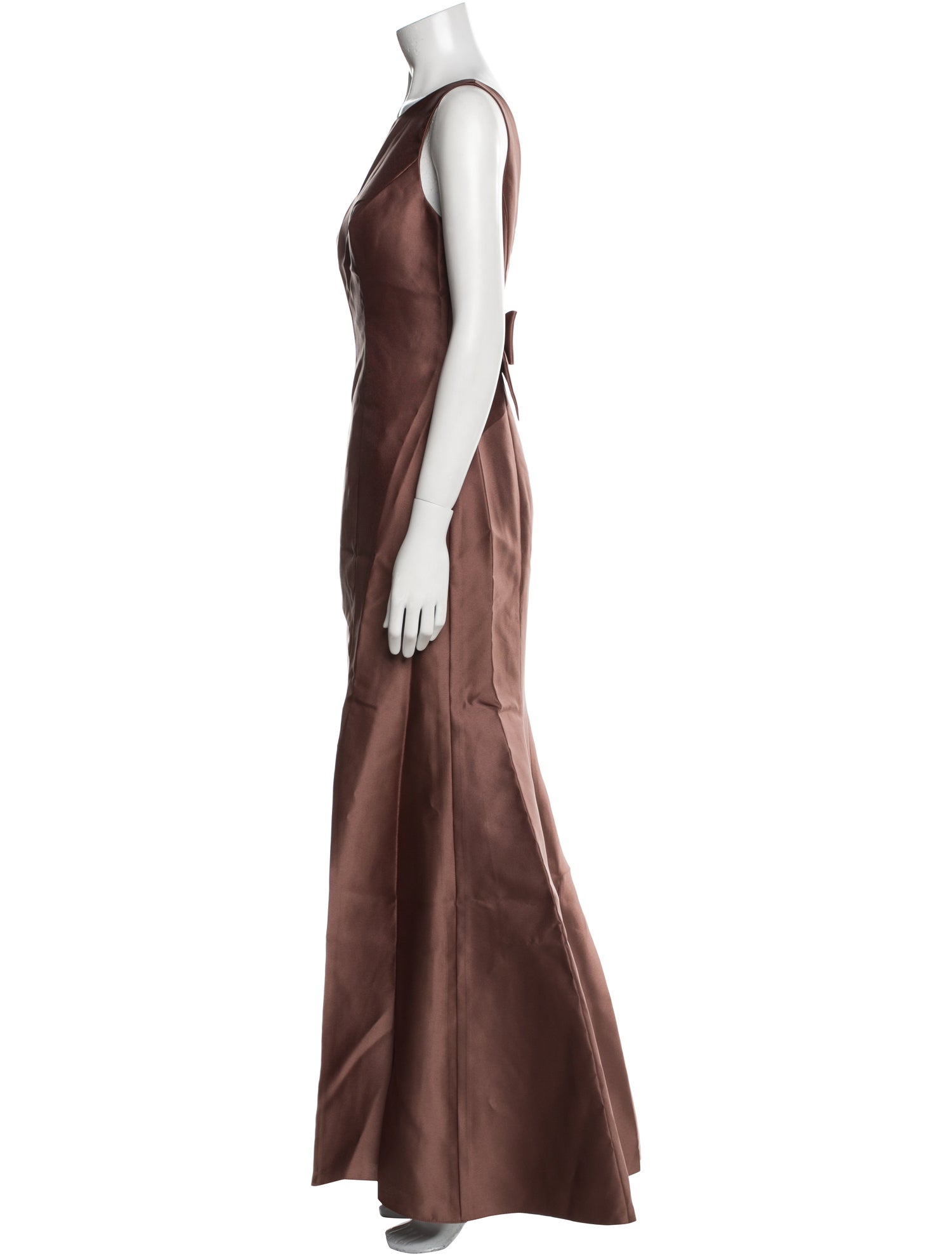 Alfred Sung Bateau Neckline Long Dress w/ Tags