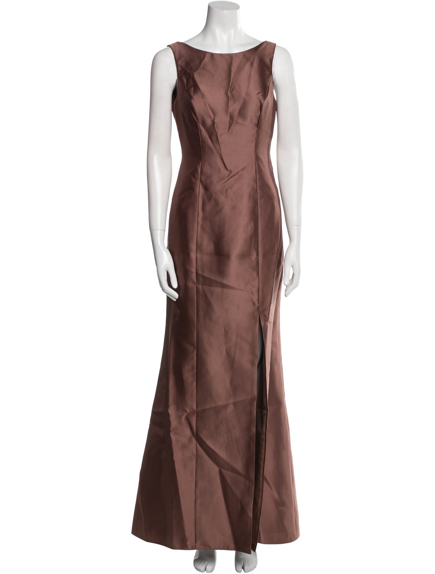 Alfred Sung Bateau Neckline Long Dress w/ Tags