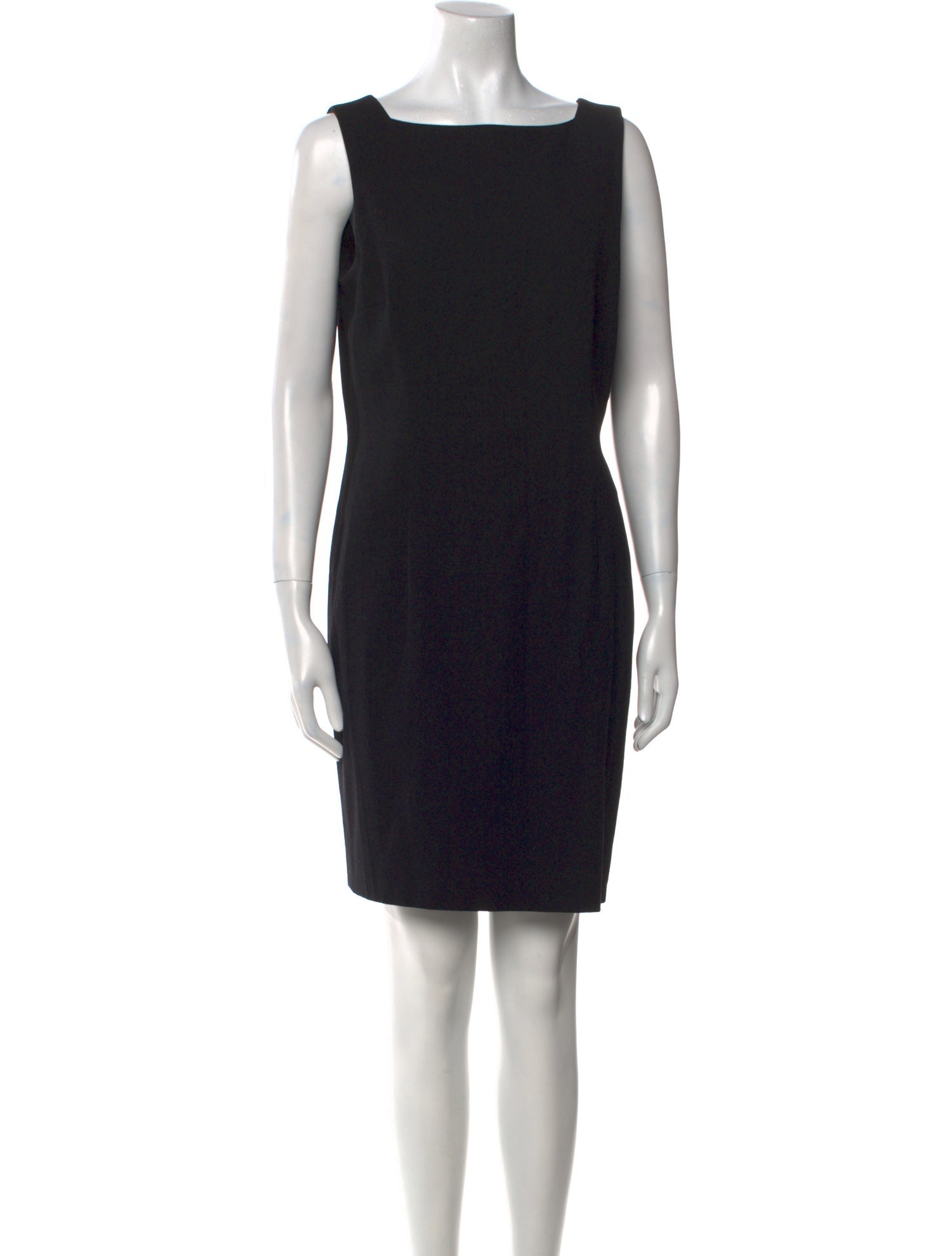 Alfred Sung Bateau Neckline Mini Dress