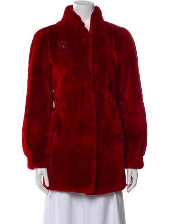 Alfred Sung Faux Fur Coat