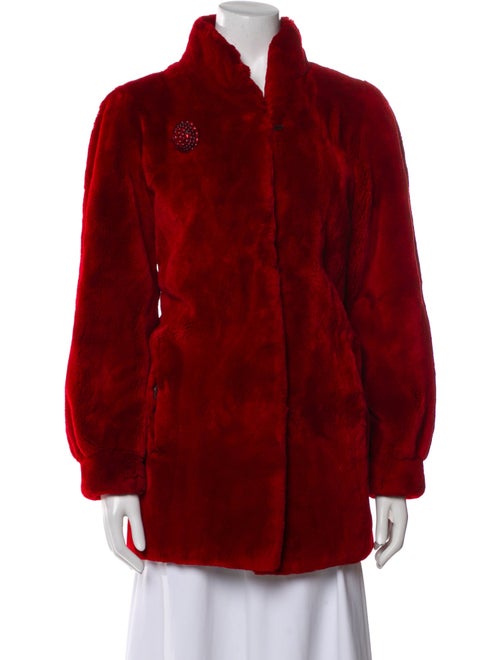 Alfred Sung Faux Fur Coat