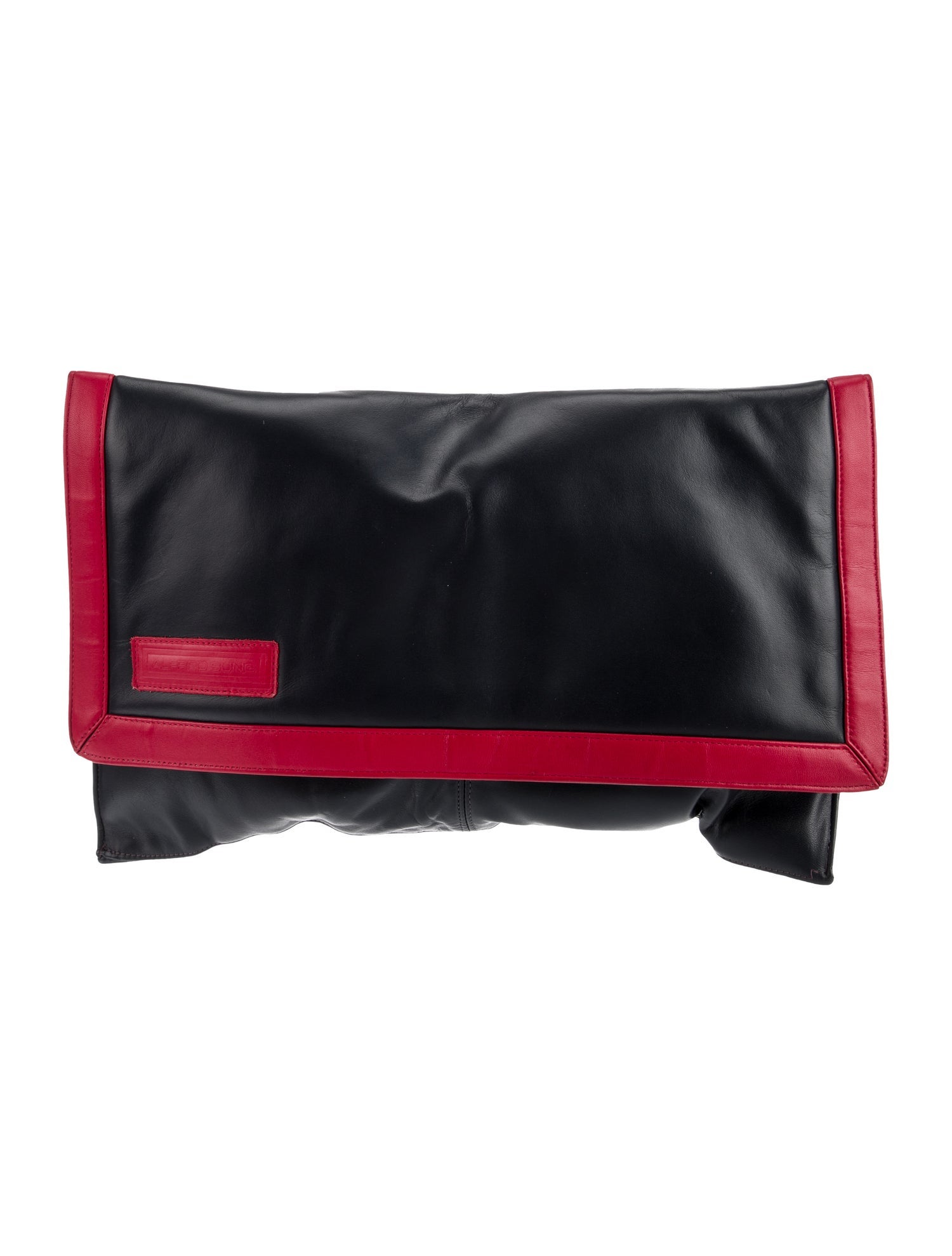 Alfred Sung Leather Clutch