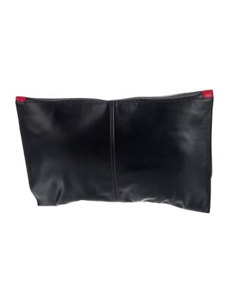 Alfred Sung Leather Clutch