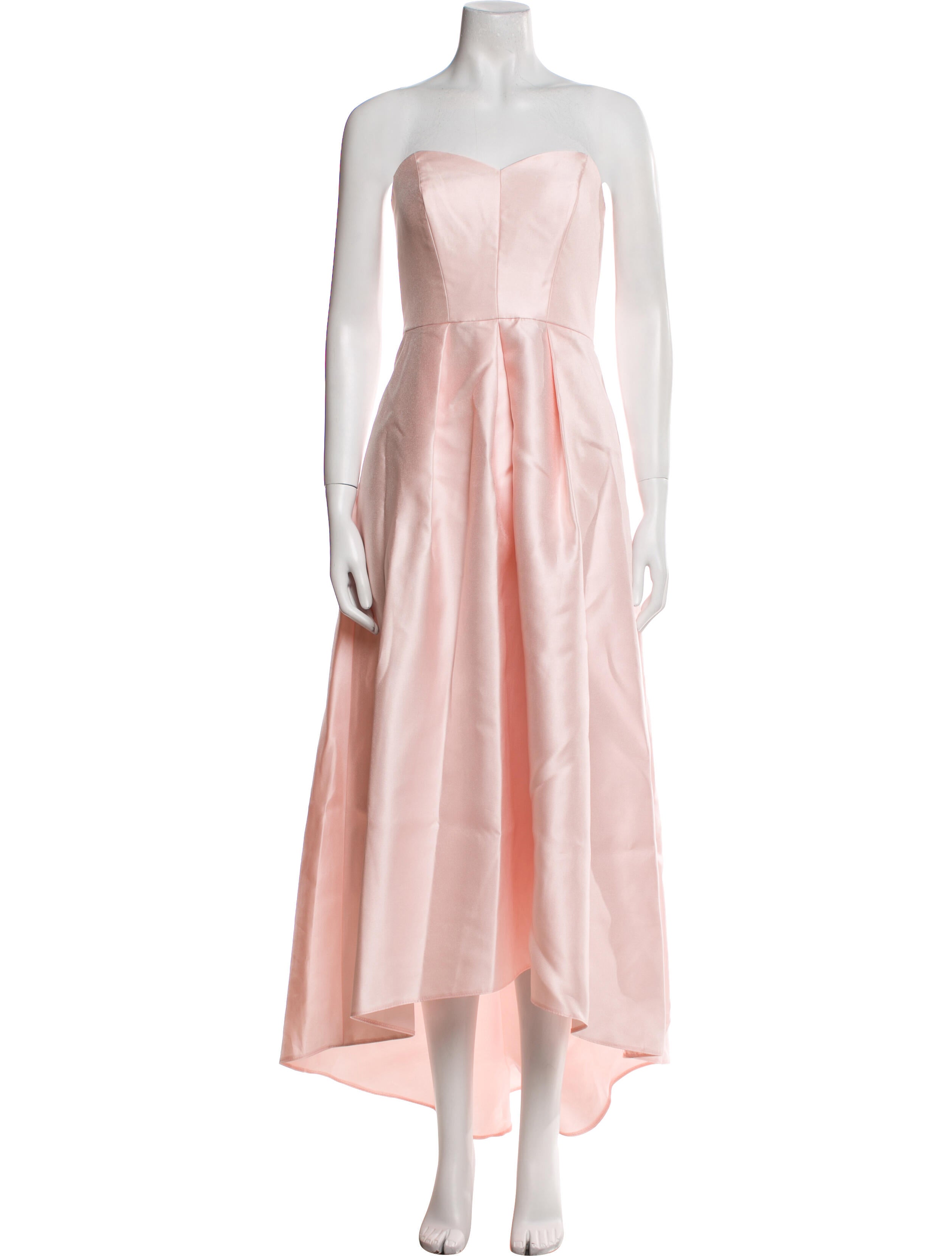 Alfred Sung Strapless Midi Length Dress