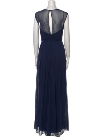 Alfred Sung V-Neck Long Dress