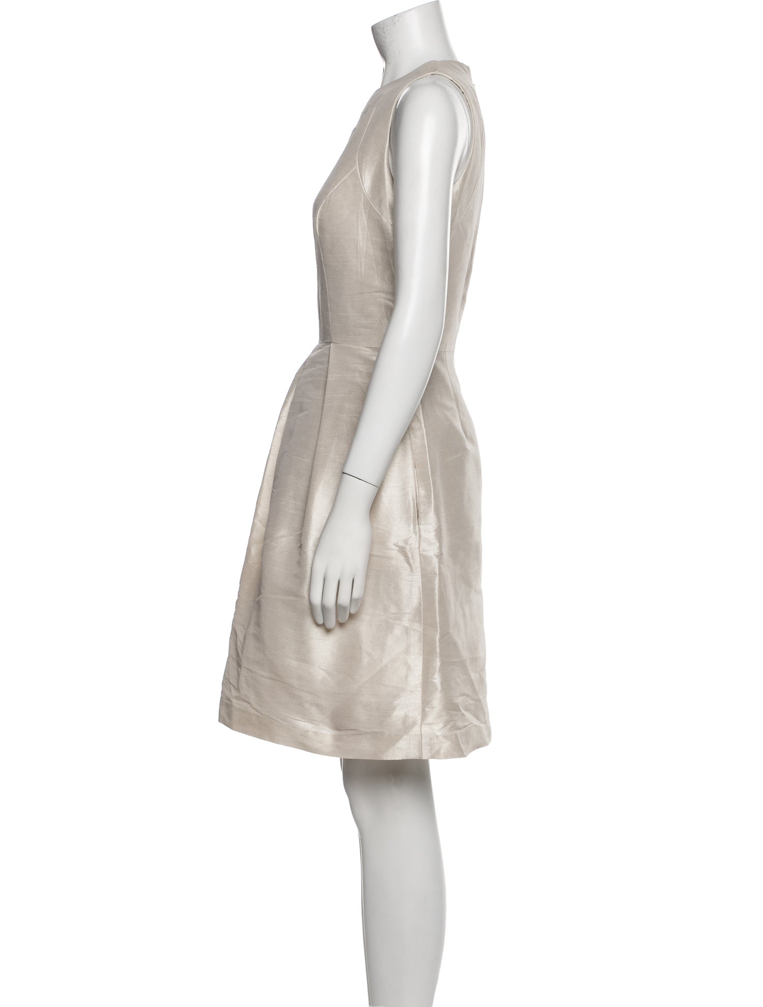 Alfred Sung Crew Neck Mini Dress