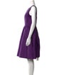 Alfred Sung Scoop Neck Knee-Length Dress