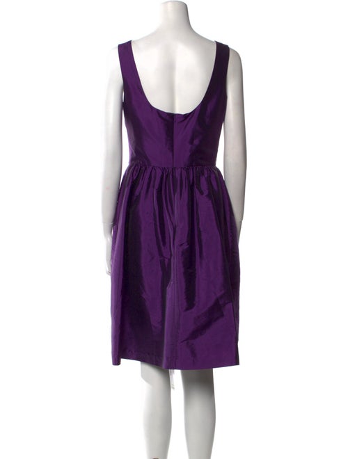 Alfred Sung Scoop Neck Knee-Length Dress