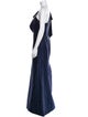 Alfred Sung One-Shoulder Long Dress