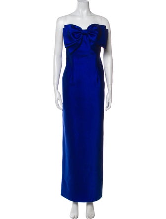 Alfred Sung Strapless Long Dress