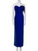 Alfred Sung Strapless Long Dress