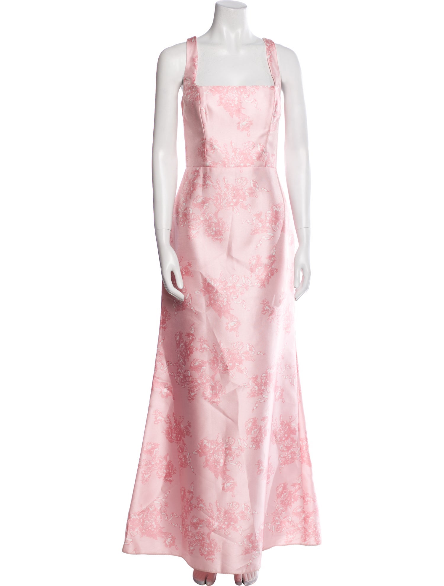 Alfred Sung Floral Print Long Dress