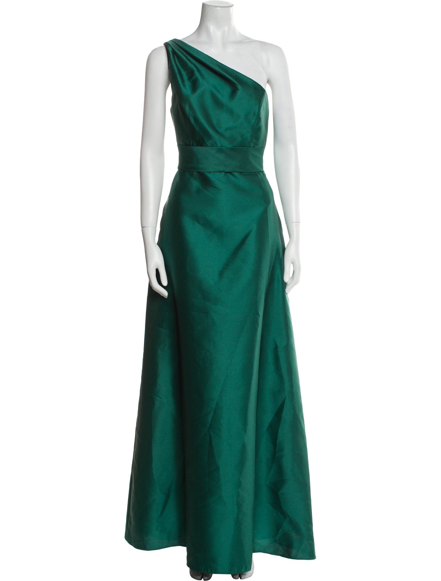 Alfred Sung One-Shoulder Long Dress