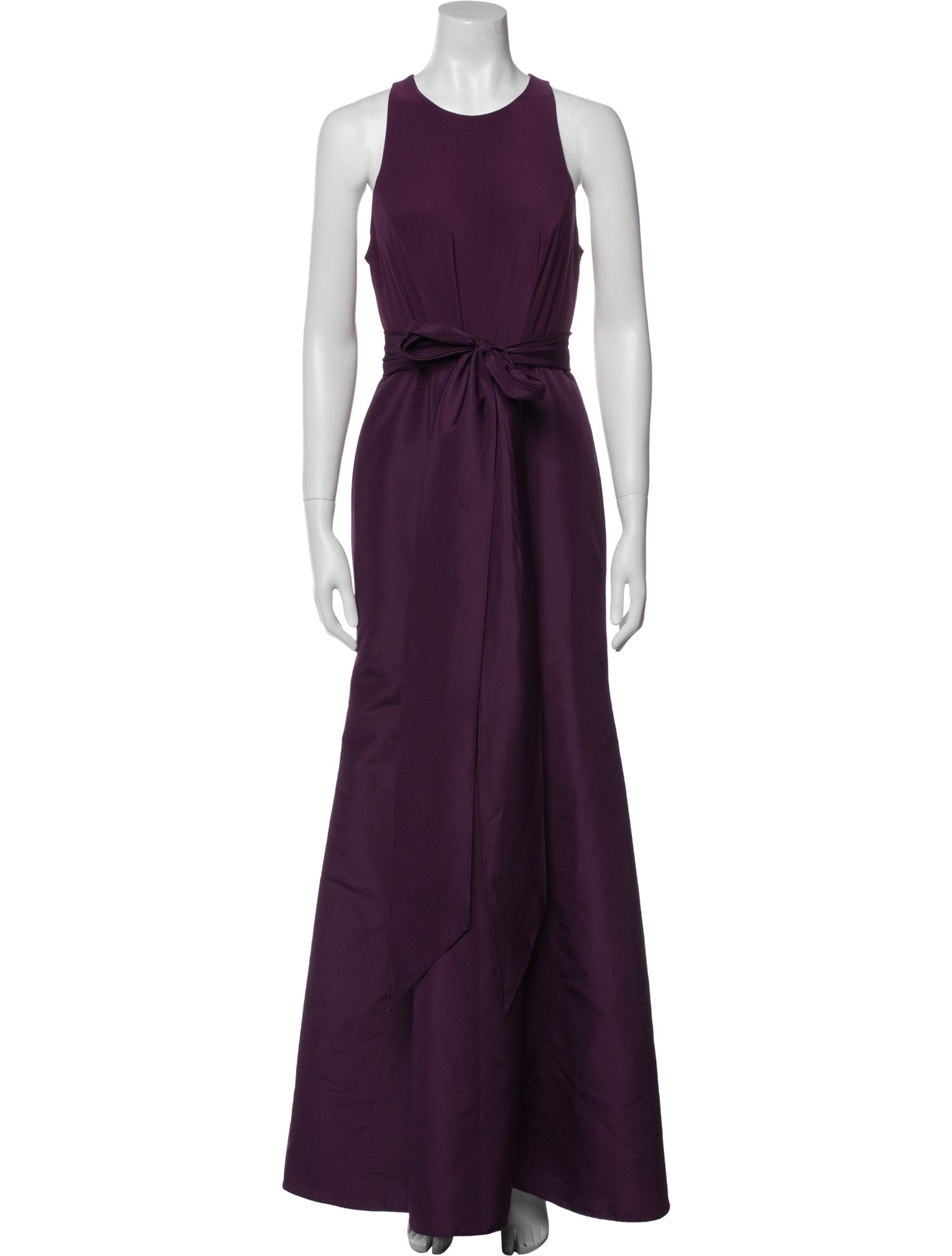 Alfred Sung Crew Neck Long Dress