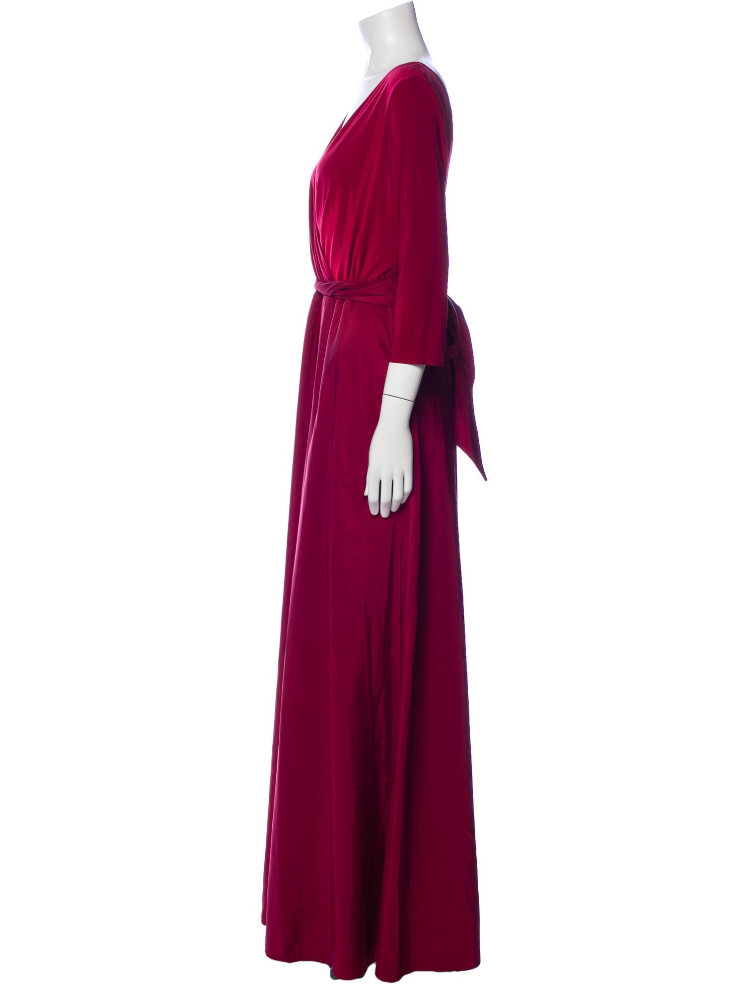 Alfred Sung V-Neck Long Dress