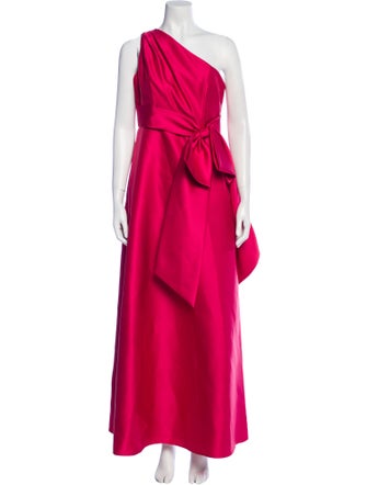 Alfred Sung One-Shoulder Long Dress