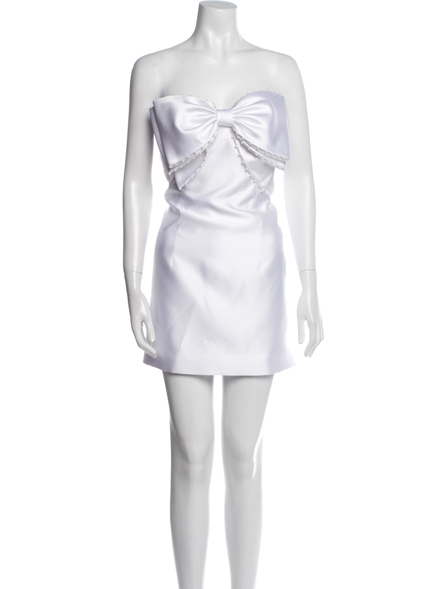 Alfred Sung Strapless Mini Dress