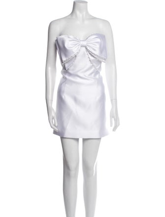 Alfred Sung Strapless Mini Dress