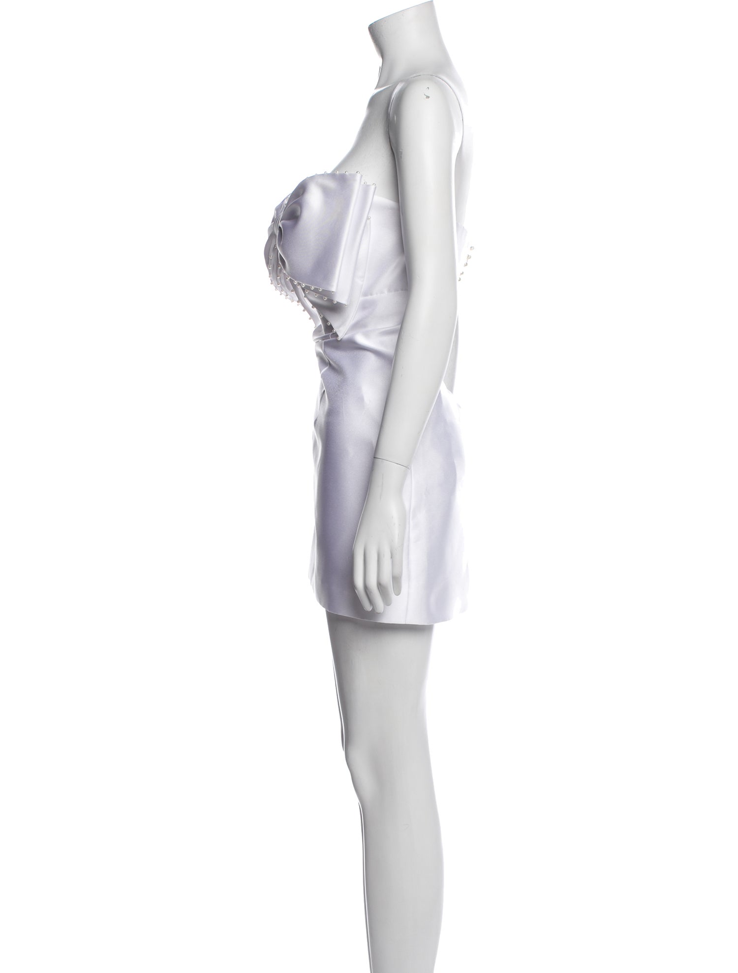 Alfred Sung Strapless Mini Dress