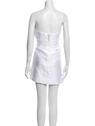 Alfred Sung Strapless Mini Dress