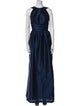 Alfred Sung Halterneck Long Dress