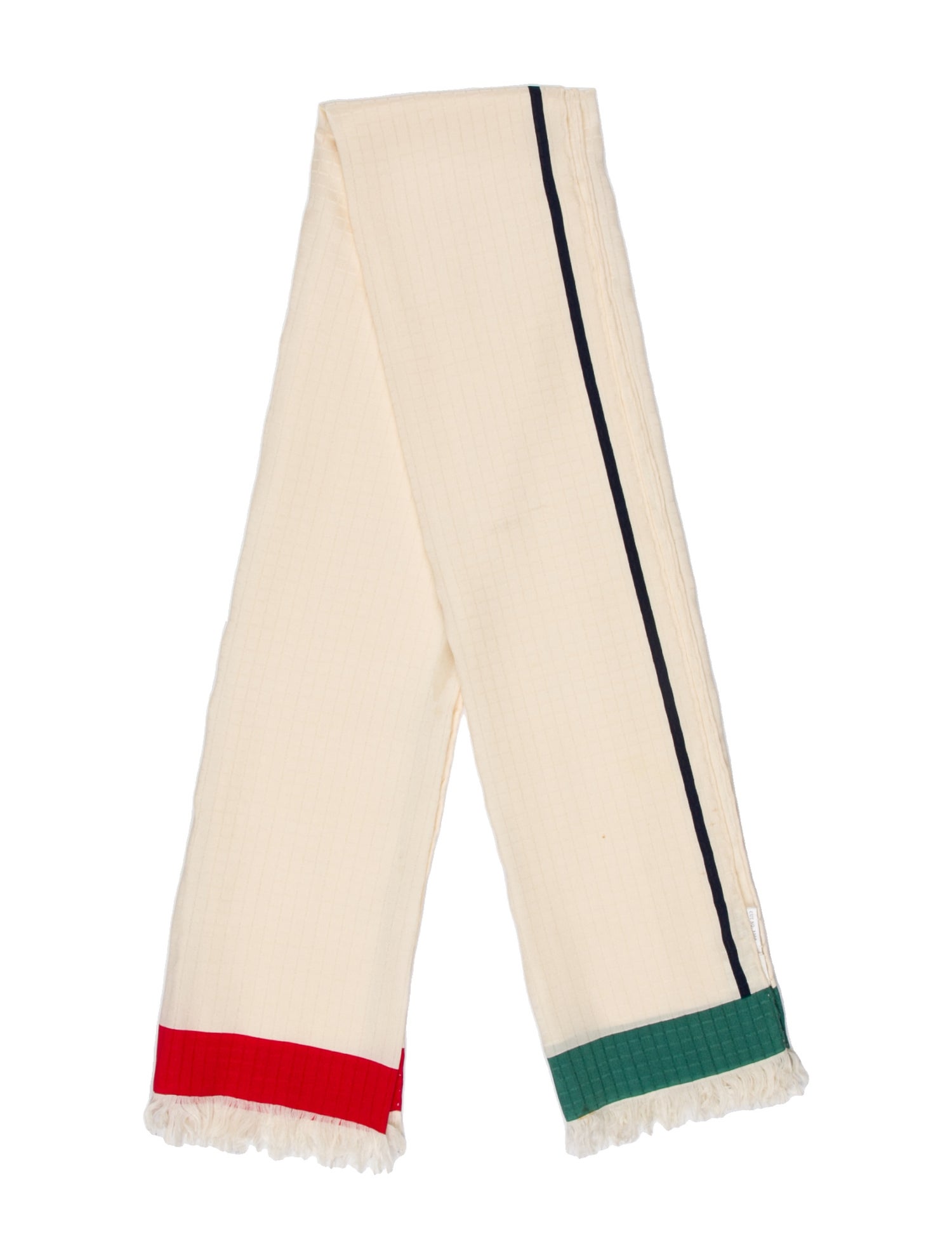 Alfred Sung Silk Striped Scarf