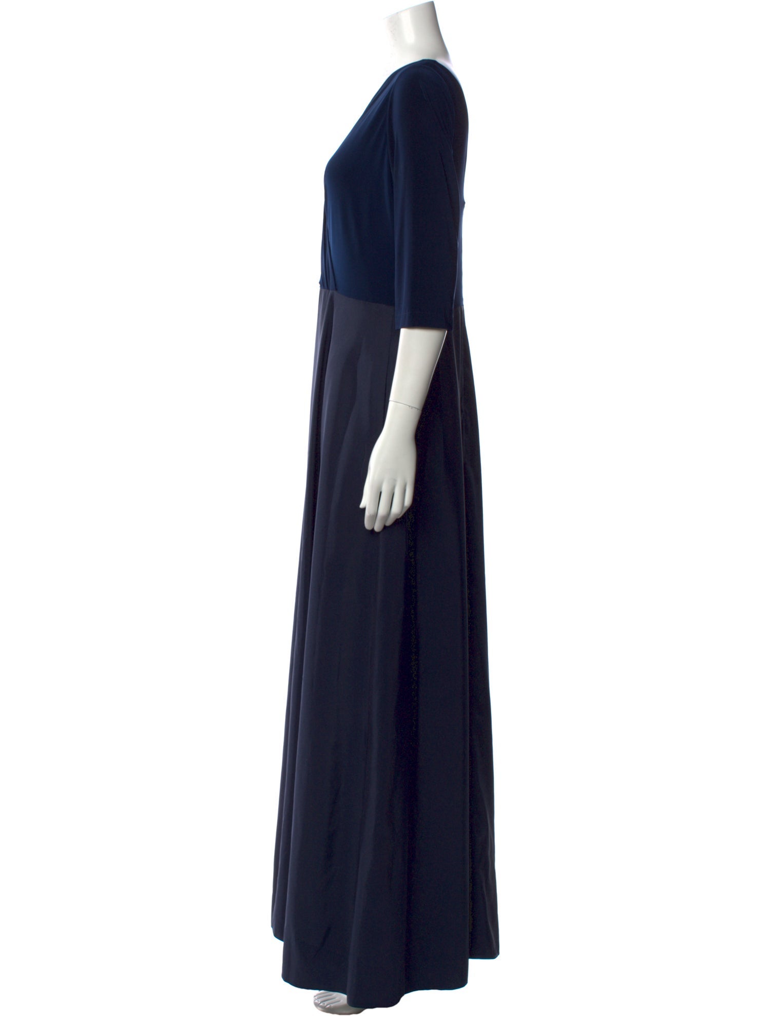 Alfred Sung V-Neck Long Dress