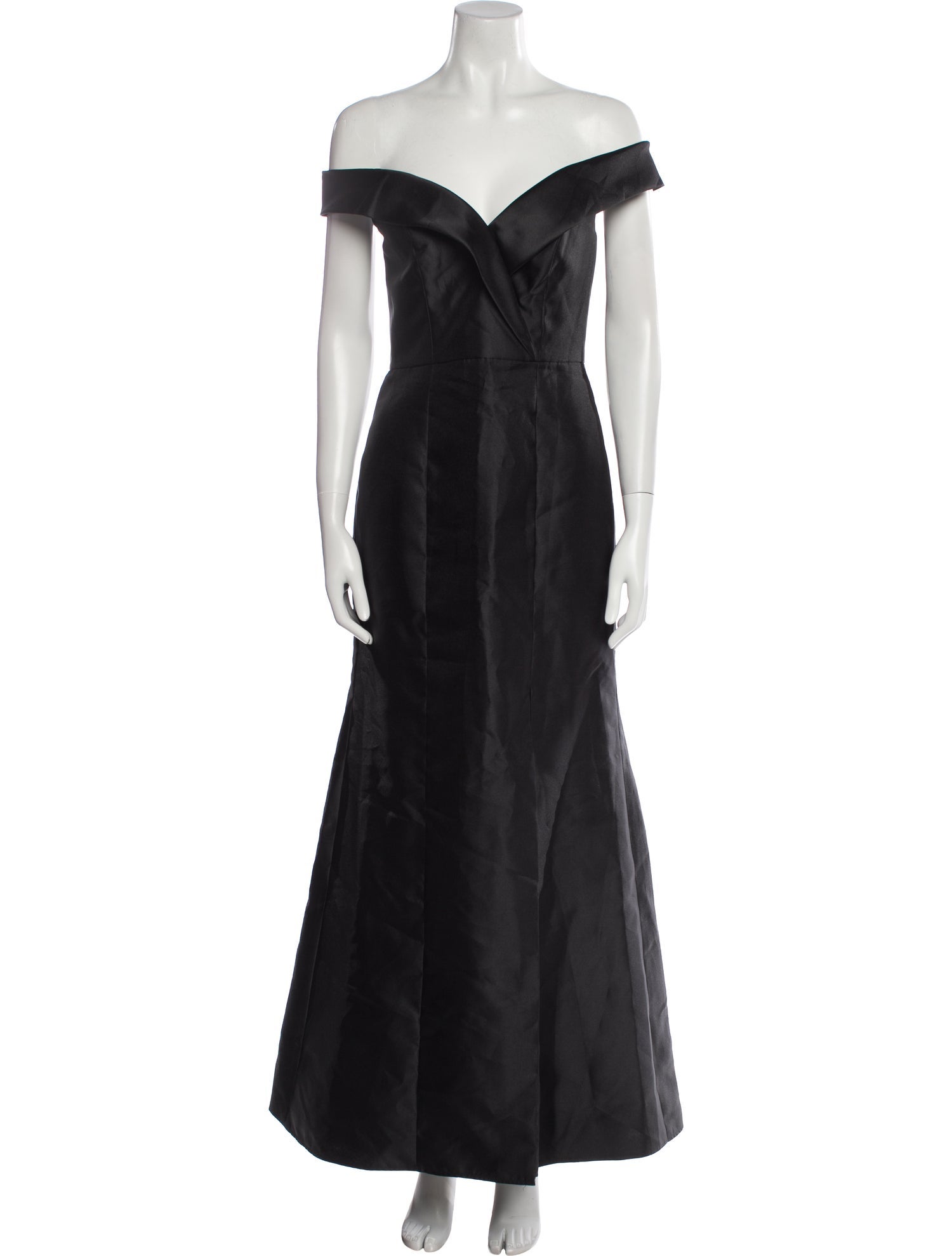 Alfred Sung Off-The-Shoulder Long Dress