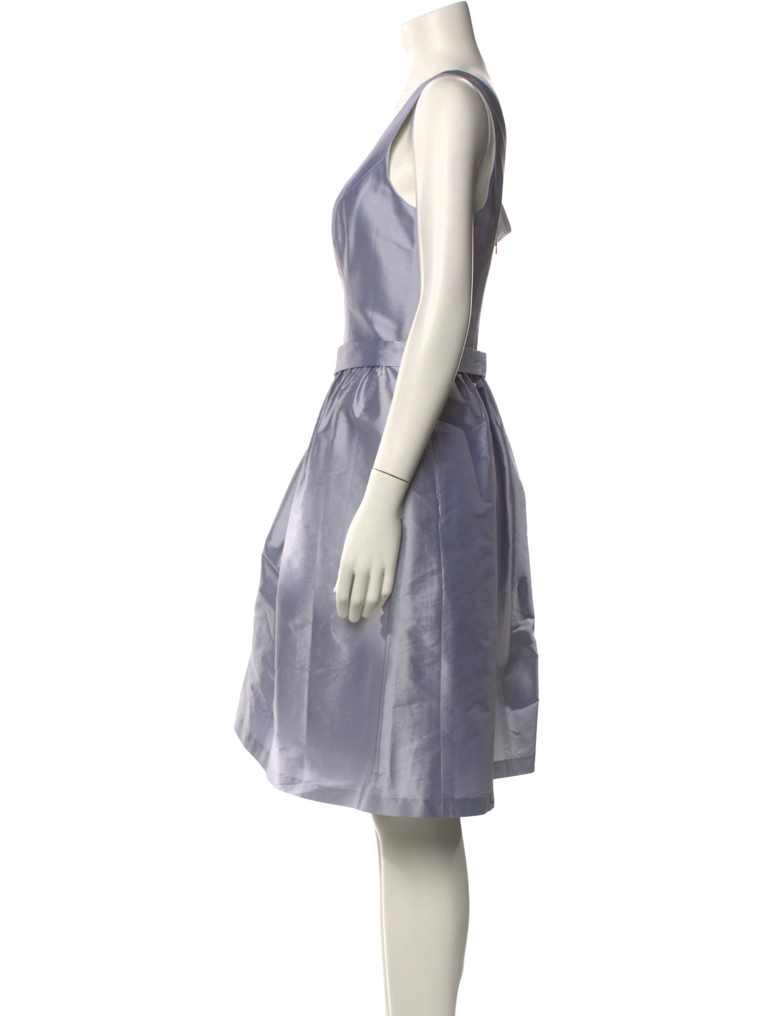 Alfred Sung V-Neck Knee-Length Dress