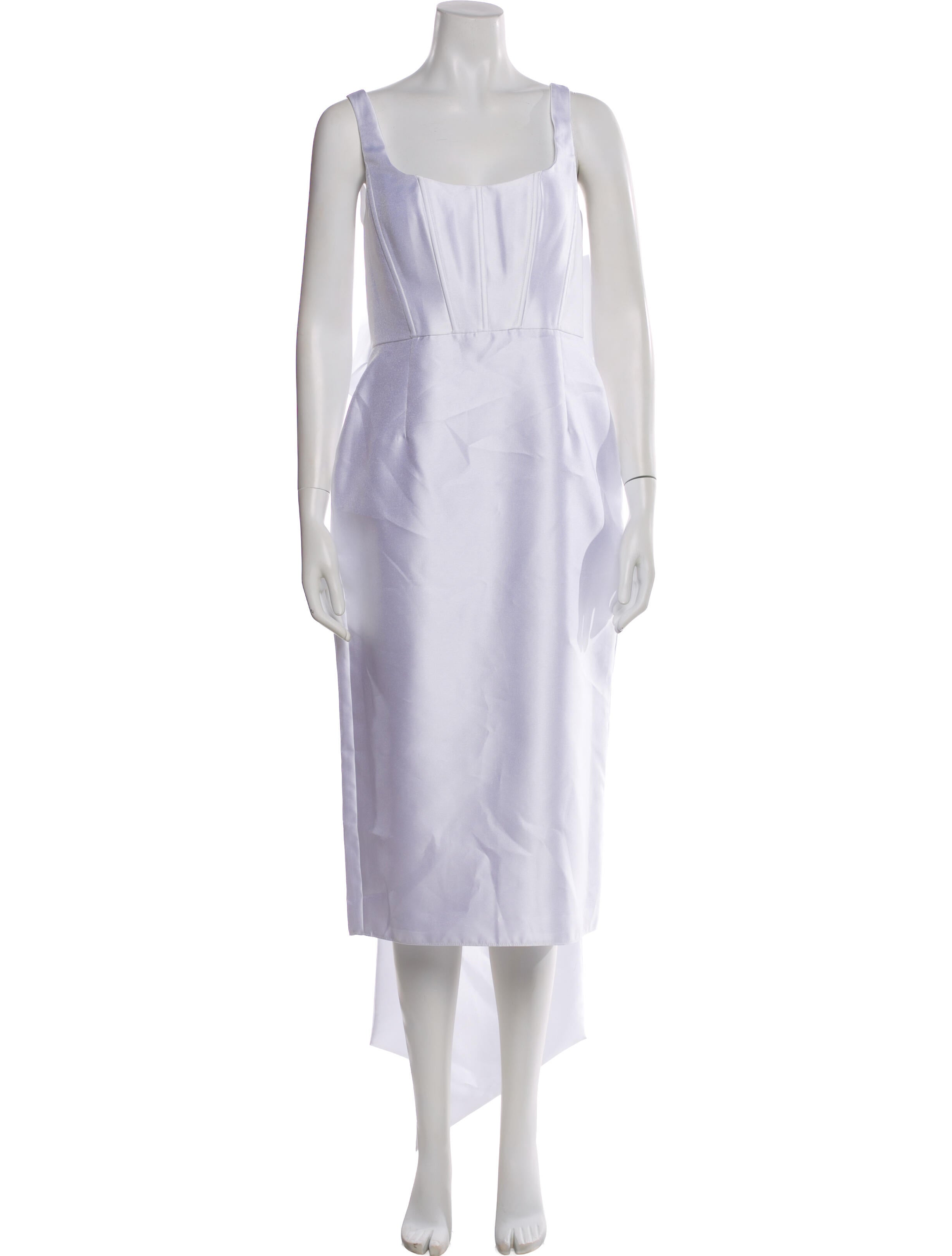 Alfred Sung Scoop Neck Midi Length Dress w/ Tags