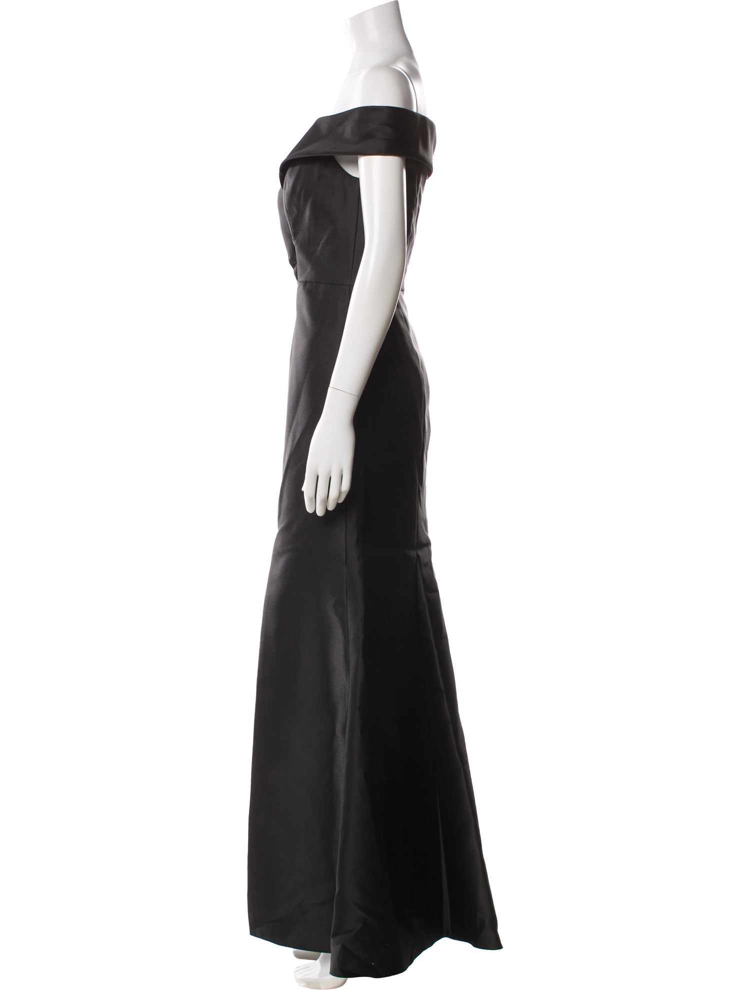 Alfred Sung Off-The-Shoulder Long Dress