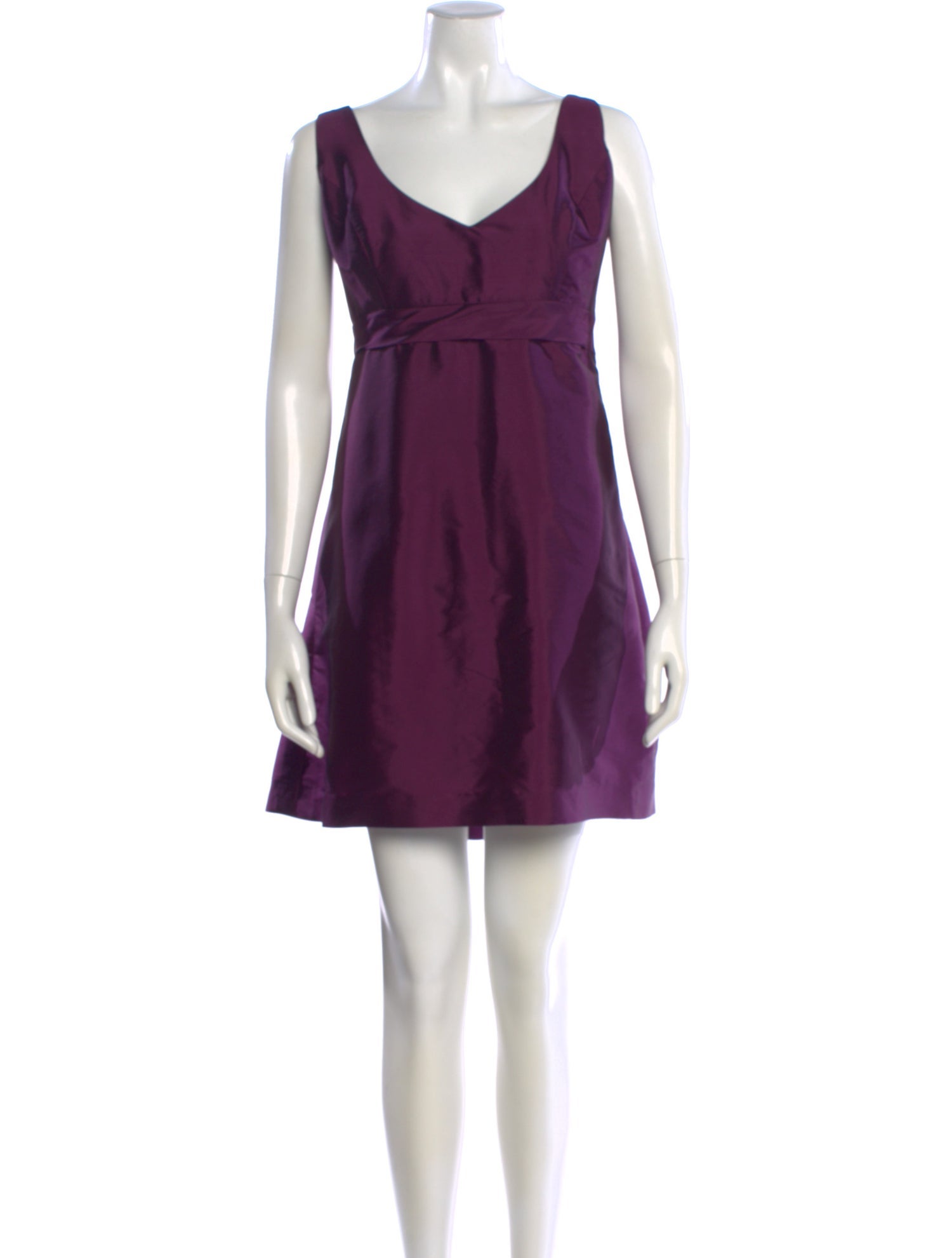 Alfred Sung V-Neck Mini Dress