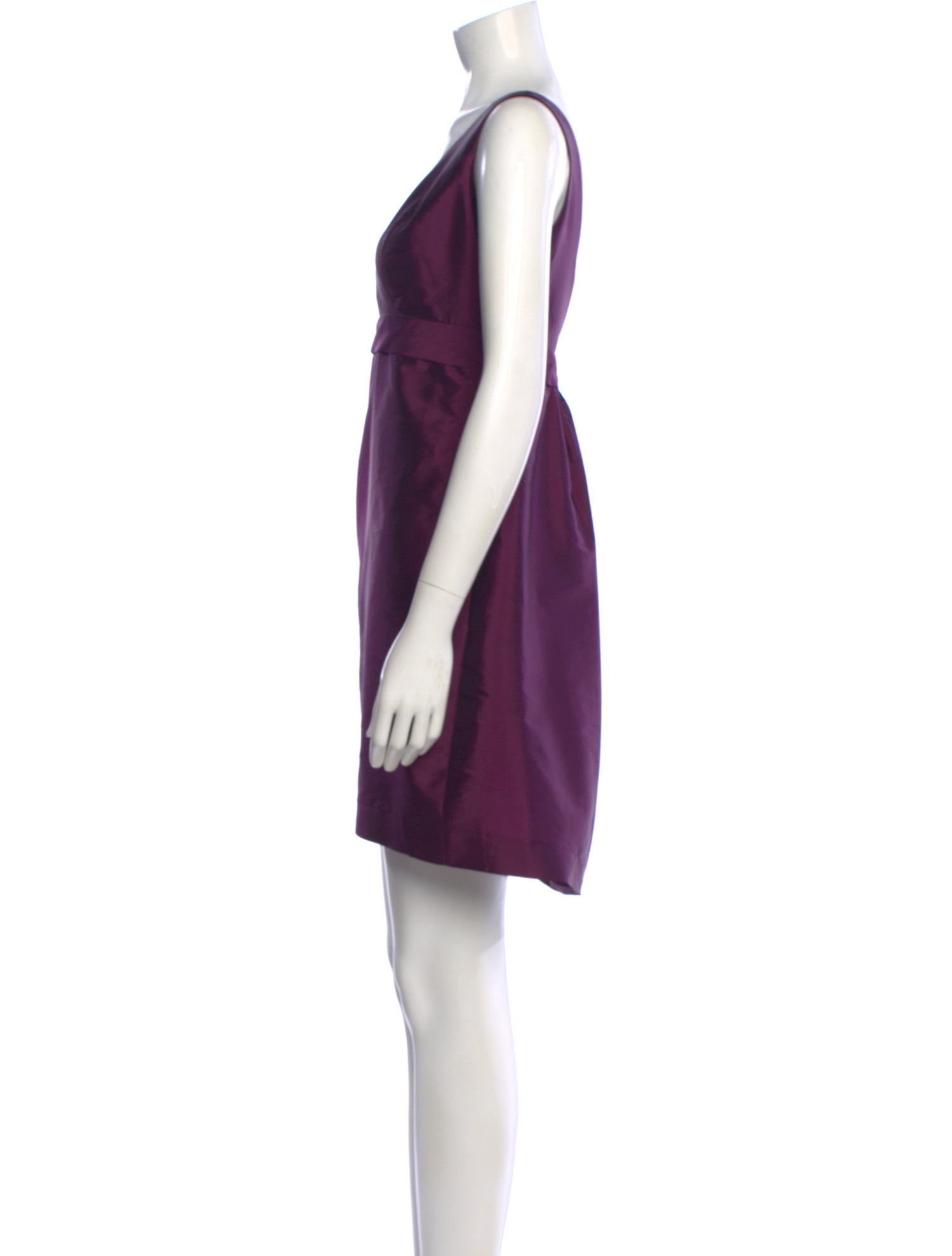 Alfred Sung V-Neck Mini Dress