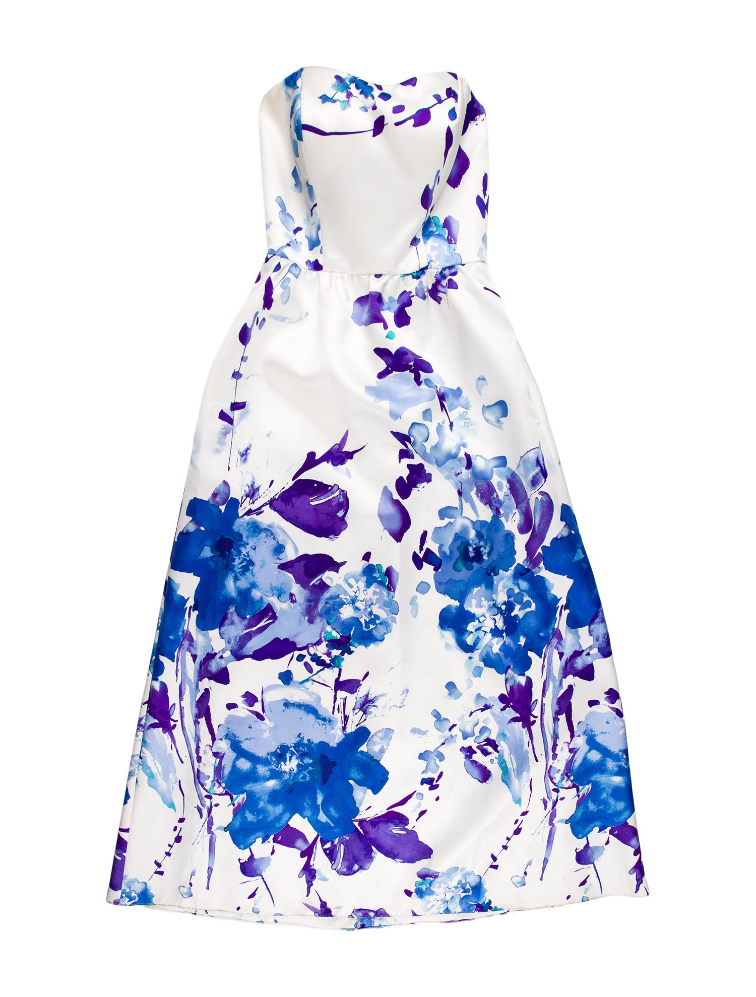 Alfred Sung Floral Print Long Dress