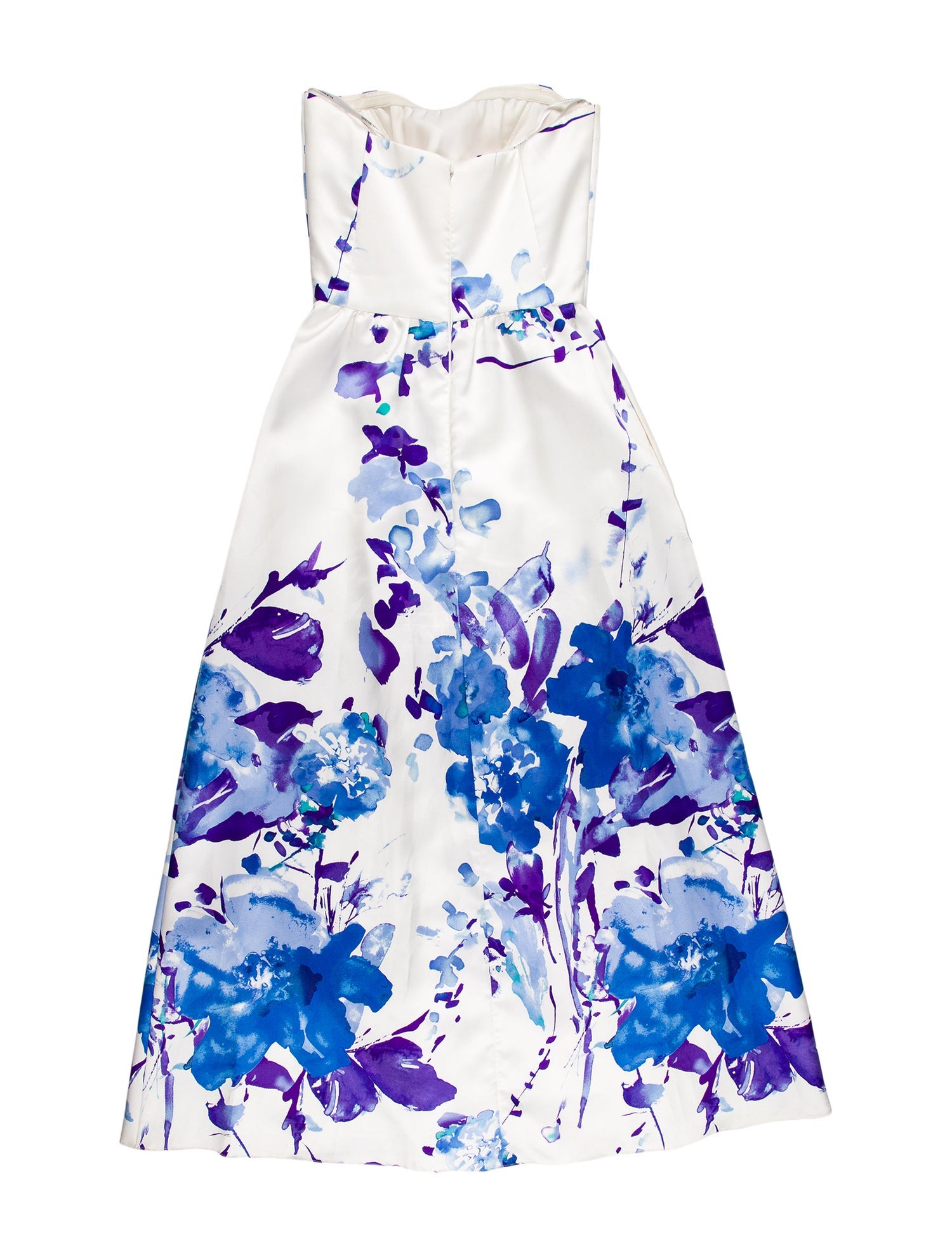 Alfred Sung Floral Print Long Dress
