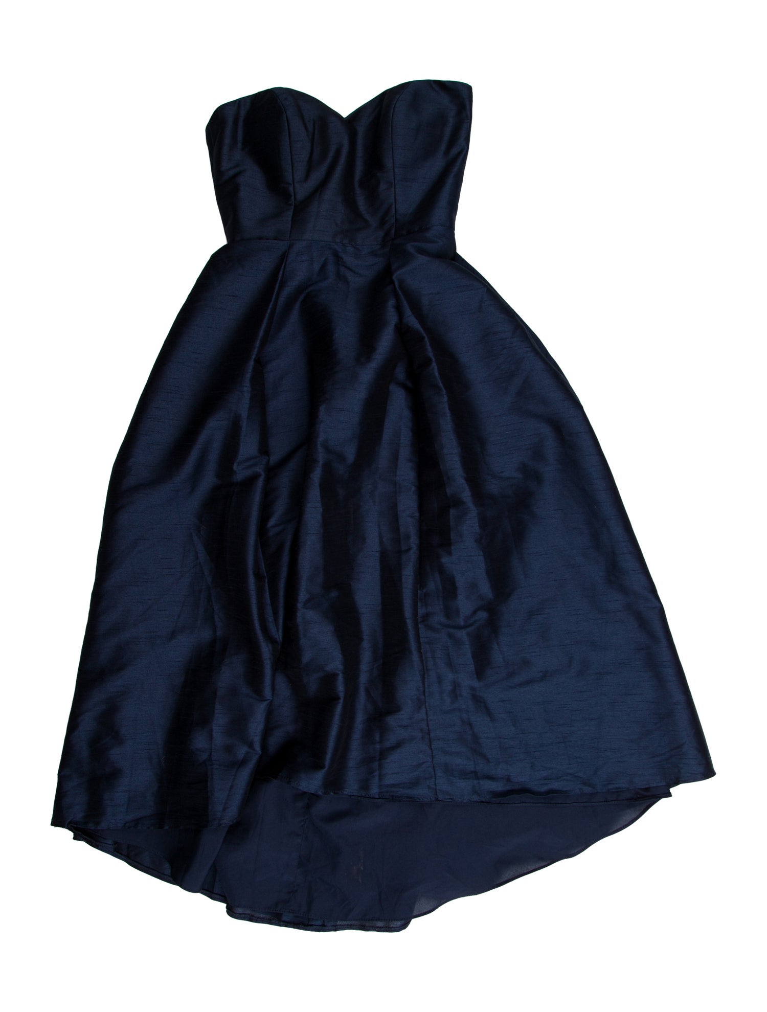 Alfred Sung Strapless Midi Length Dress