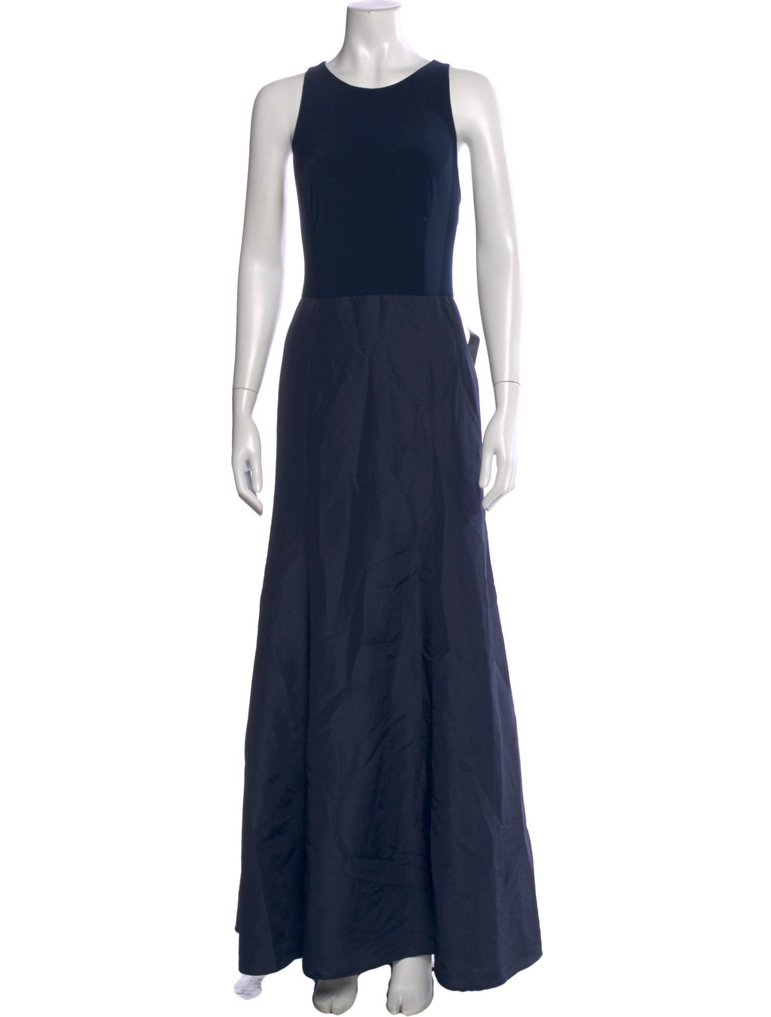 Alfred Sung Crew Neck Long Dress