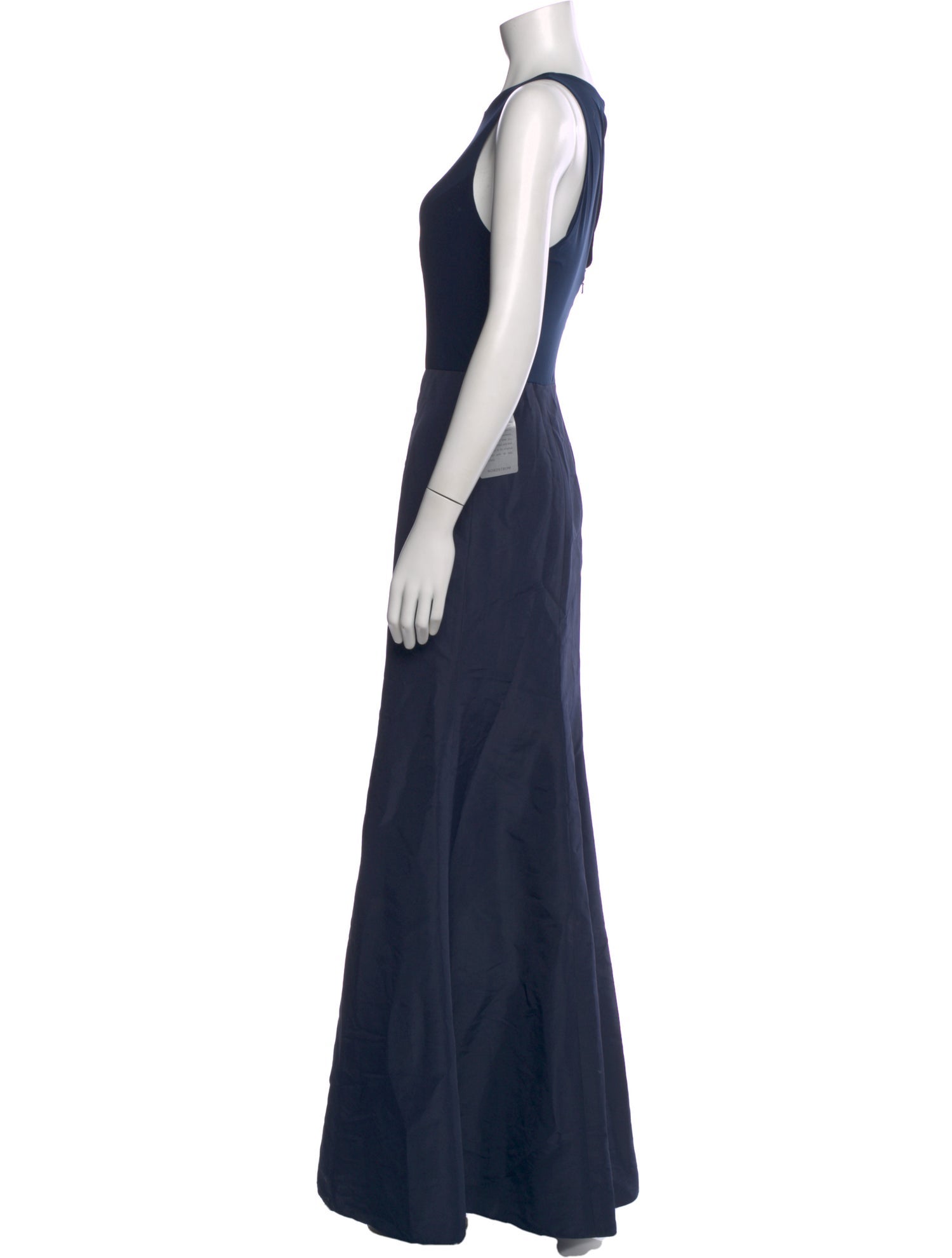 Alfred Sung Crew Neck Long Dress