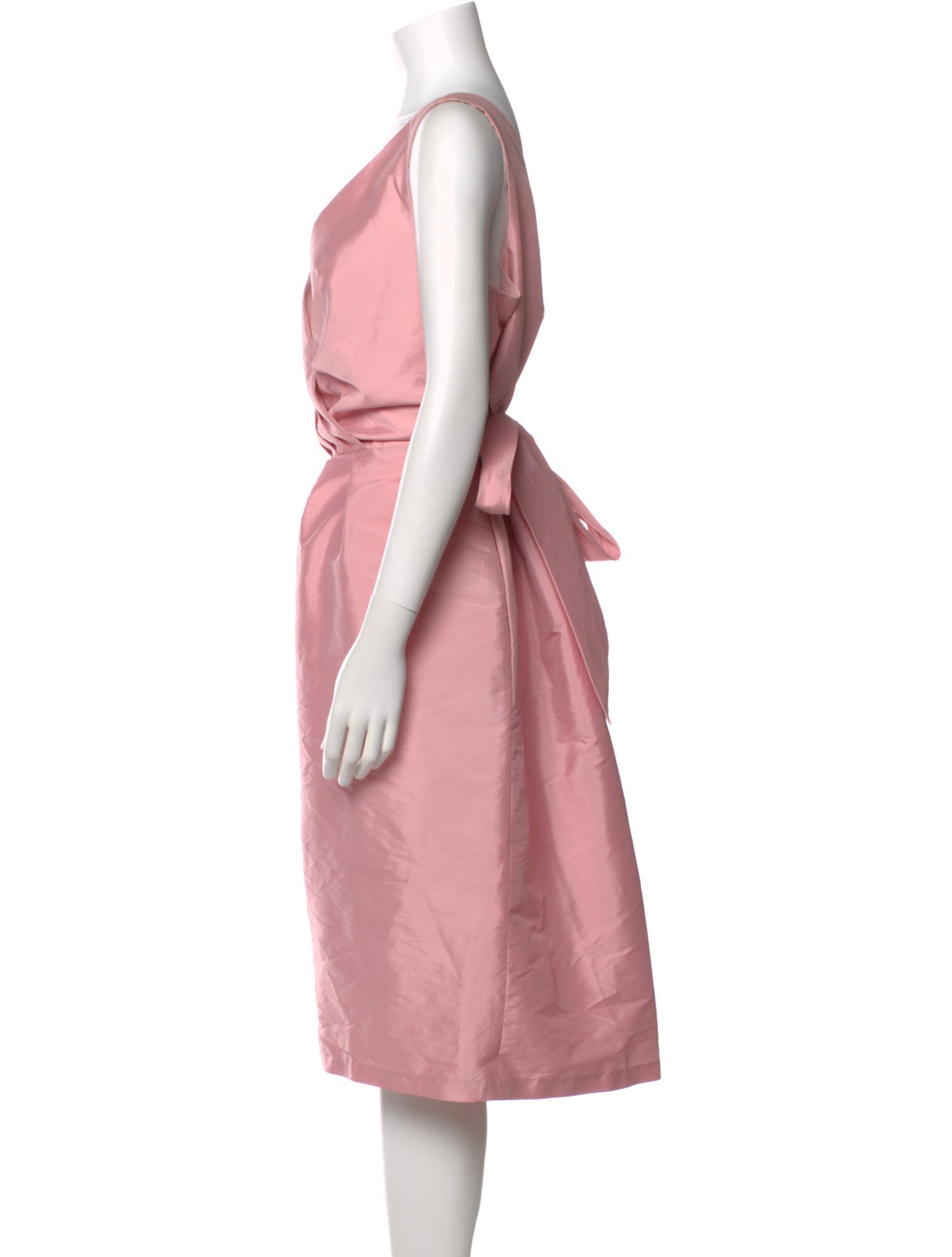 Alfred Sung V-Neck Midi Length Dress