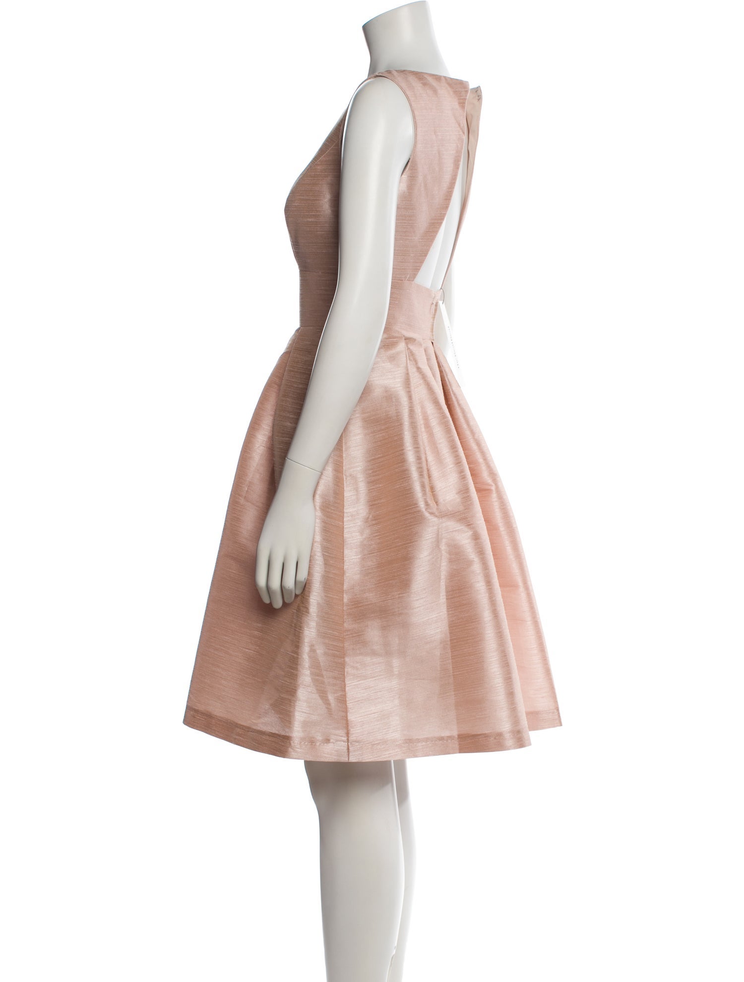 Alfred Sung Bateau Neckline Knee-Length Dress w/ Tags