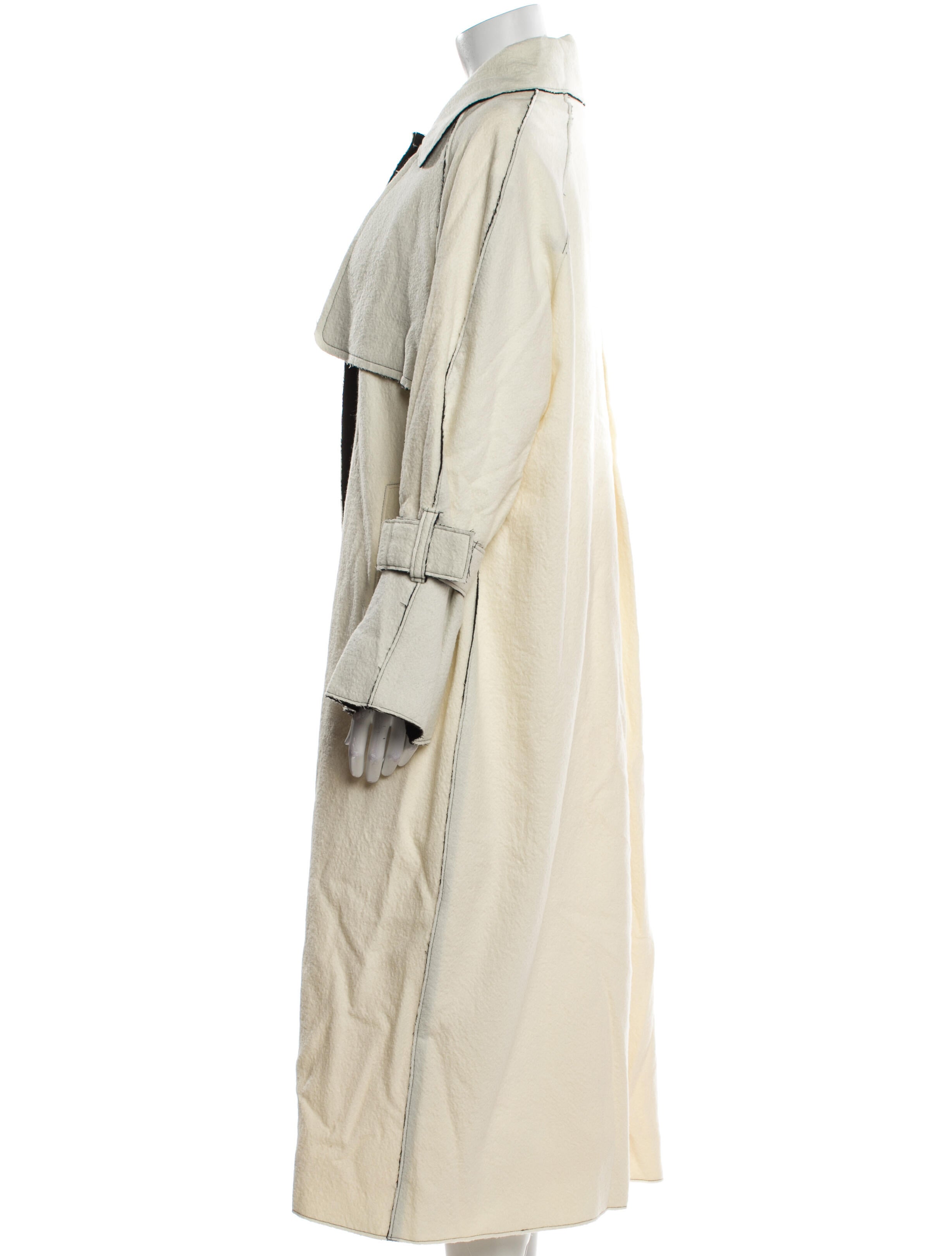 ASHLYN Wool Trench Coat