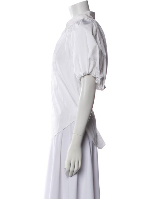 ASHLYN Short Sleeve Button-Up Top