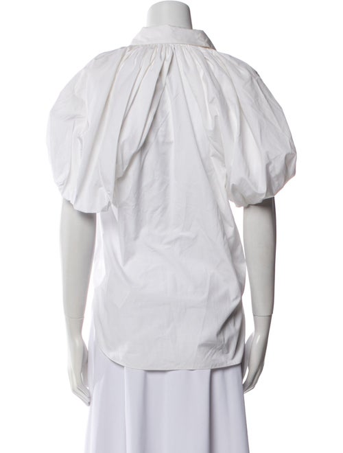 ASHLYN Short Sleeve Button-Up Top