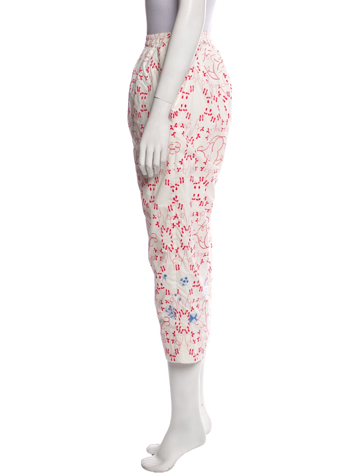 Aodress Printed Straight Leg Pants