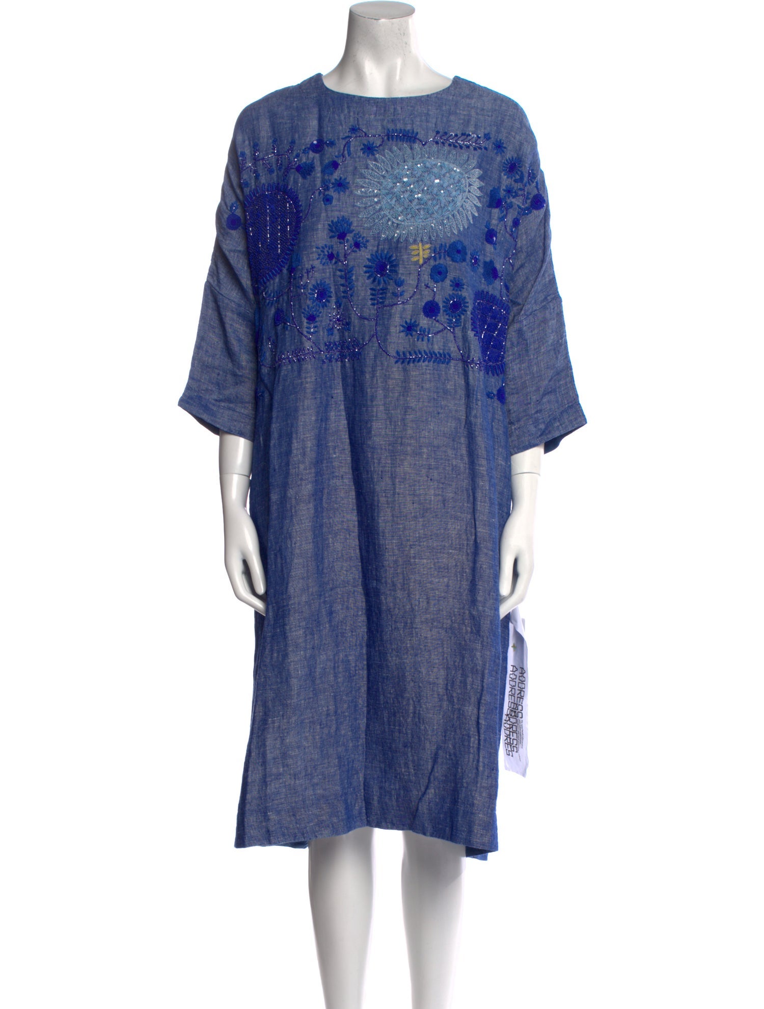 Aodress Graphic Print Midi Length Dress