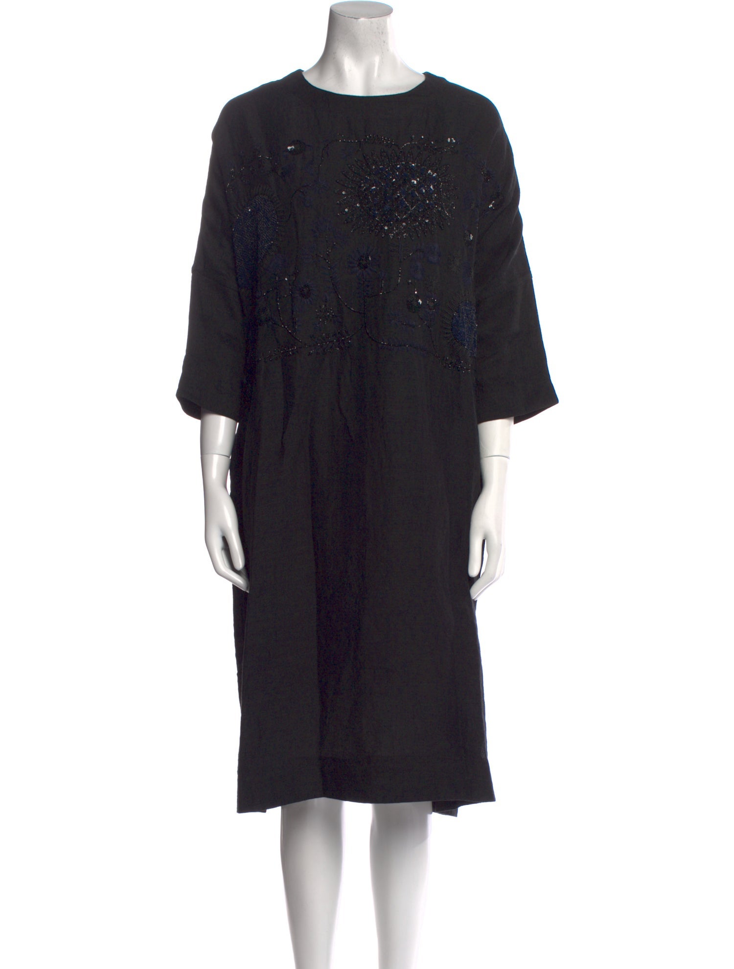 Aodress Linen Midi Length Dress