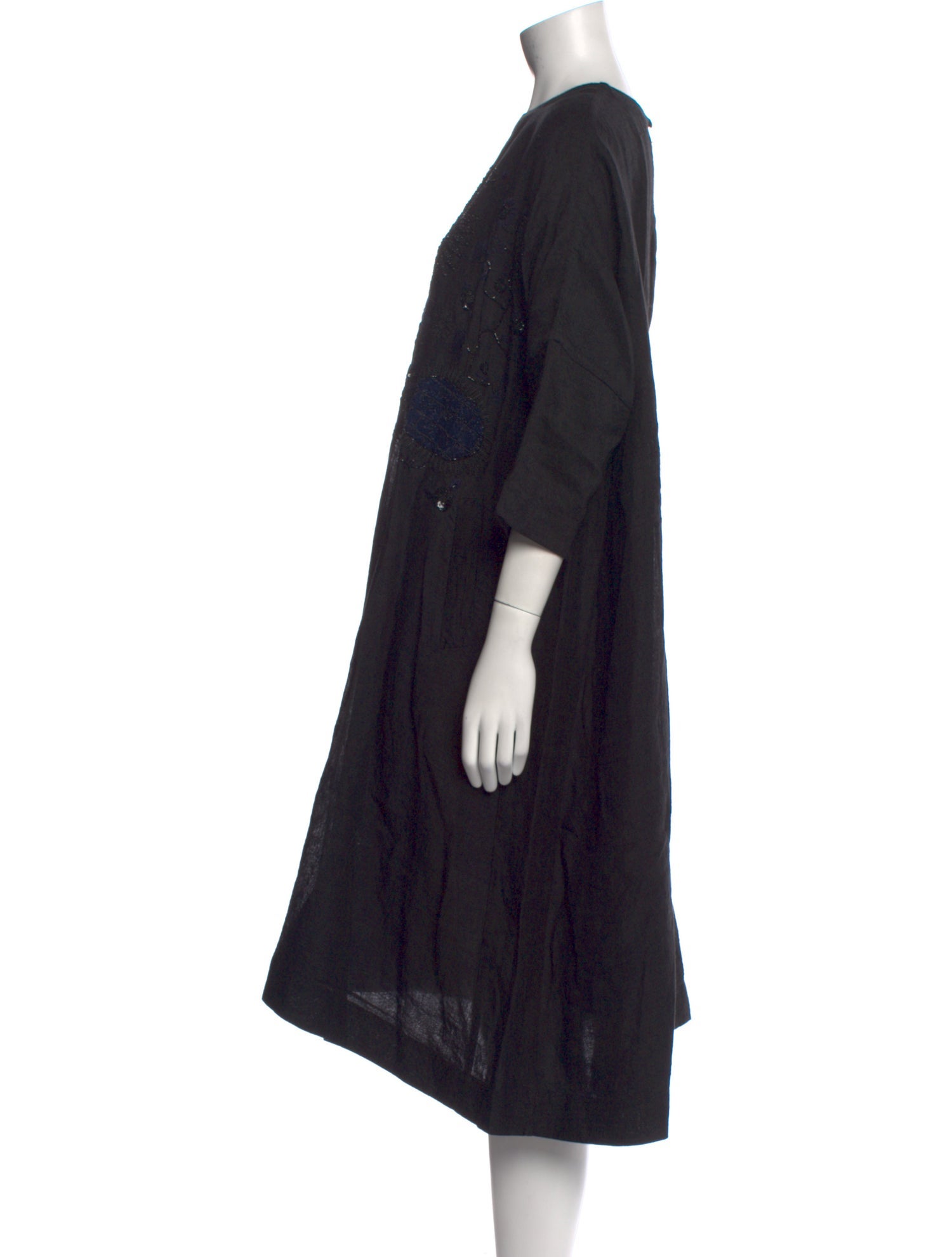 Aodress Linen Midi Length Dress